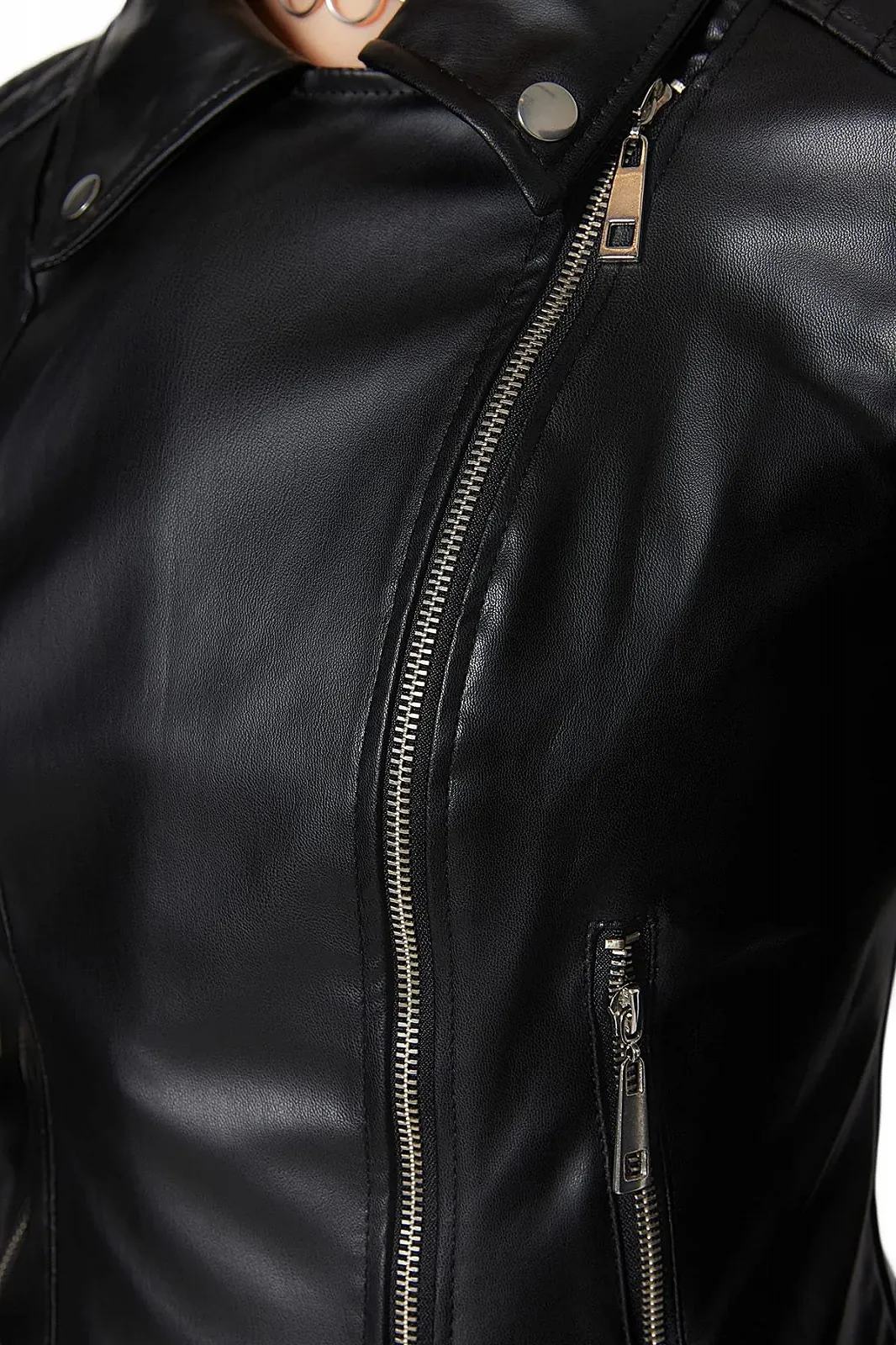 Жіноча зимова куртка TRENDYOL Basic однотонна ткана, фото №6 Жіноча зимова куртка TRENDYOL Basic однотонна ткана, фото №6