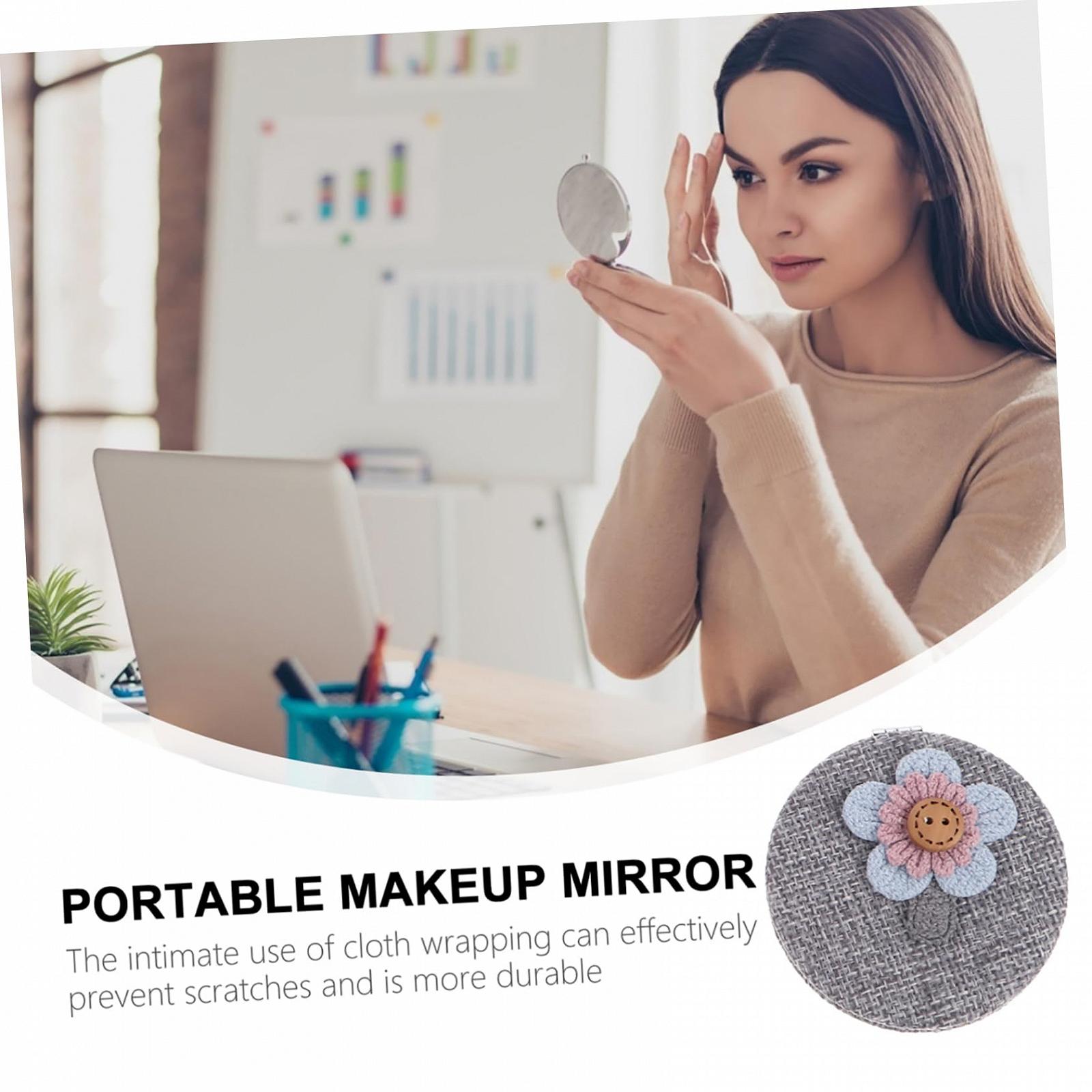 Ручное зеркало Angoily 6 STK из ткани одностороннее маленькое карманное зеркальце Retro ABS, фото №3 Ручное зеркало Angoily 6 STK из ткани одностороннее маленькое карманное зеркальце Retro ABS, фото №3