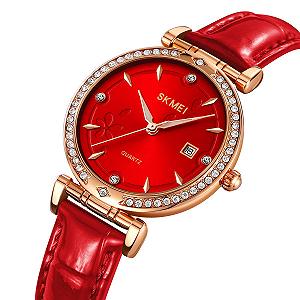 Годинник Skmei 2169 Rose Gold-Red synthetic.ua - Фото 1
