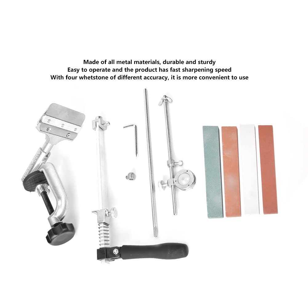Точилка для ножів металева з фіксованим кутом набір для майстерні, фото №4