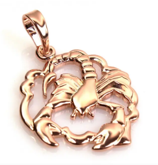 Жіночий кулон "Скорпіон - знак зодіаку", фото №1