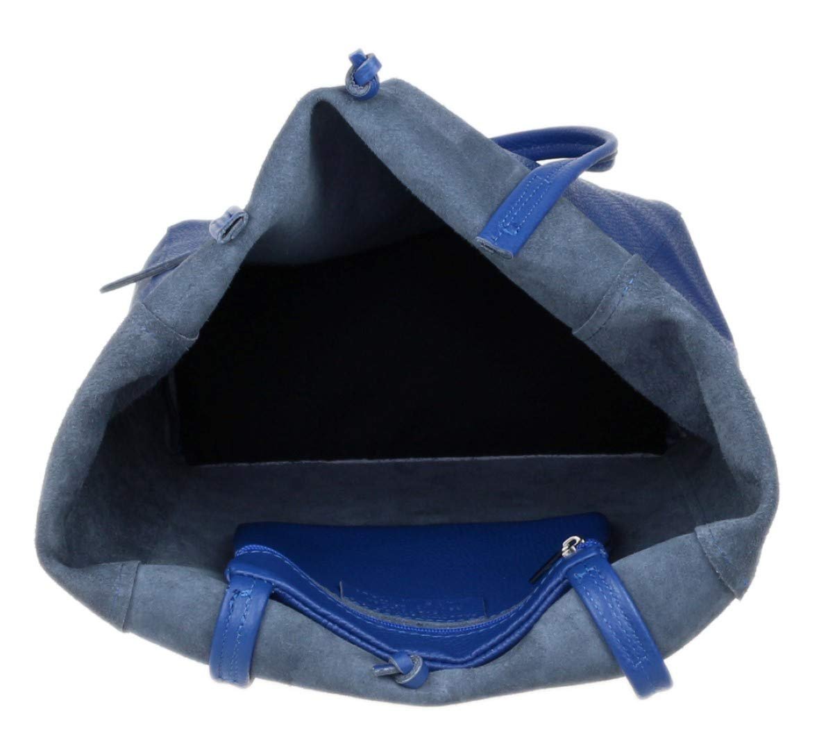 Жіноча сумка з відкритим верхом з натуральної шкіри Girly Handbags, фото №3