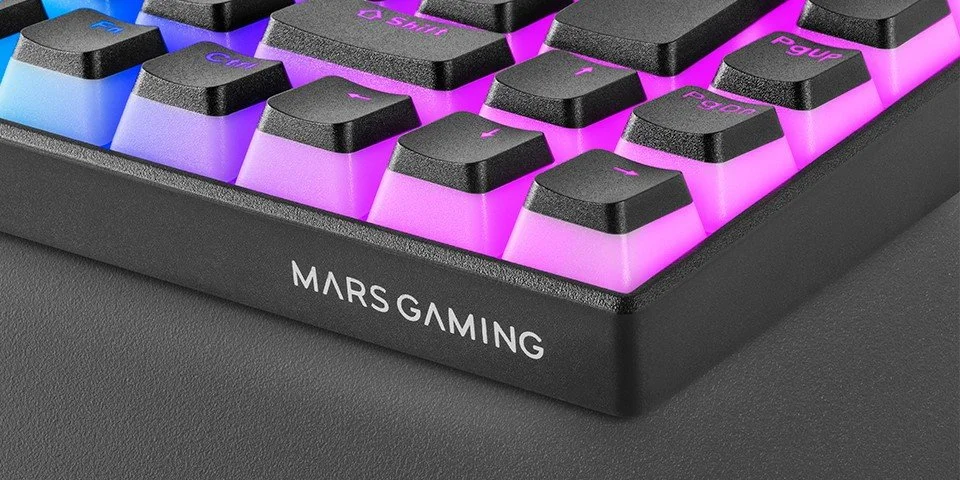 Ігрова бездротова клавіатура Mars Gaming Mkcloud / Механічна / Outemu Brown Switch / RGB підсвітка / UKR / Black, фото №4