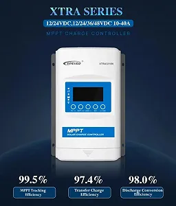 Контролер сонячного заряду EPEVER MPPT XTRA4415N G3 BLE 12/24/36/48В, 40A Bluetooth ціна на synthetic.ua - Фото 1 Контролер сонячного заряду EPEVER MPPT XTRA4415N G3 BLE 12/24/36/48В, 40A Bluetooth synthetic.ua - Фото 1