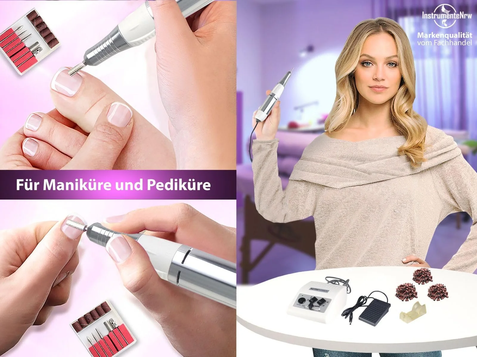 Комбинированное устройство для ухода за ногтями Фрезер, фото №4 Комбинированное устройство для ухода за ногтями Фрезер, фото №4