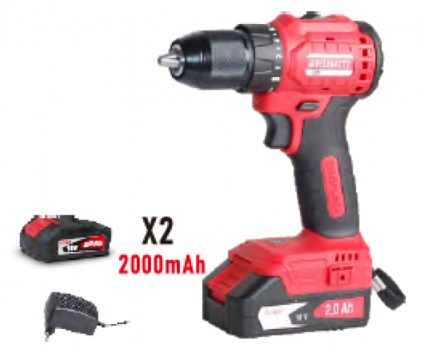 Дриль-шурупокрут акум DS18/50BL, 18В 50Нм 2шв +акум.2Аг-2шт, зарядний пристрій, фото №1 Дриль-шурупокрут акум DS18/50BL, 18В 50Нм 2шв +акум.2Аг-2шт, зарядний пристрій, фото №1