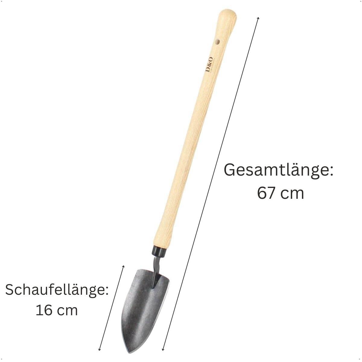 Лопата совковая D&O Welldone Квітковий, сталь, дерев'яна ручка, 67 см, фото №7
