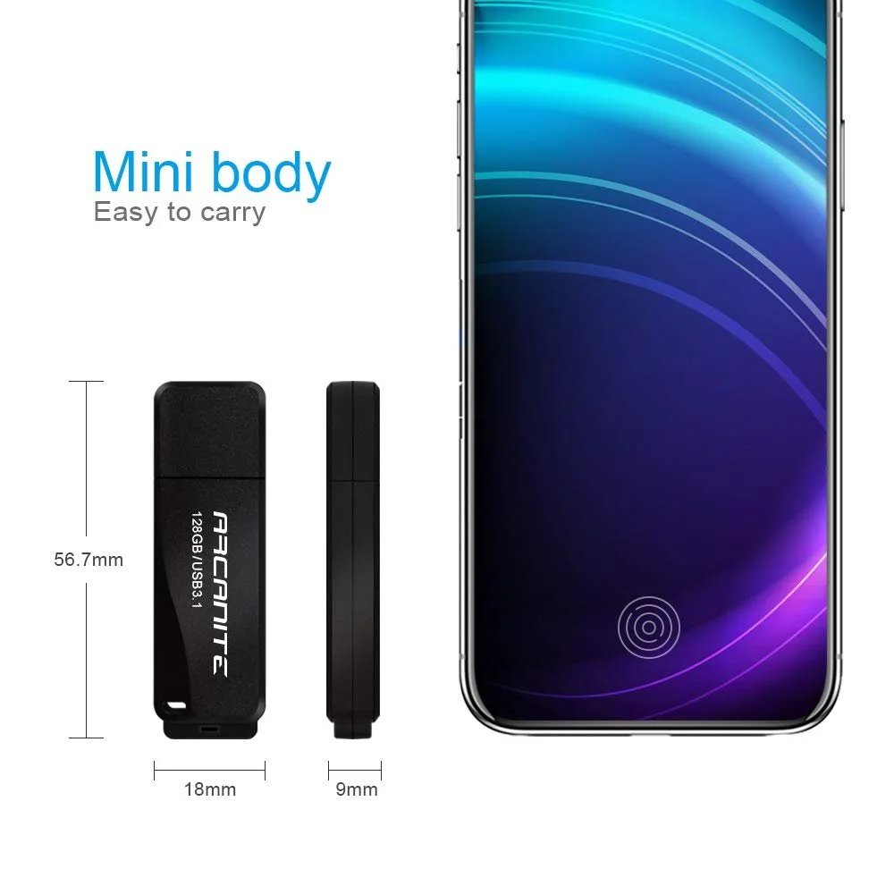 USB-флеш-накопичувач ARCANITE 128 GB USB 3.1, фото №2 USB-флеш-накопичувач ARCANITE 128 GB USB 3.1, фото №2