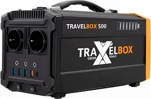 Зарядная станция Cross Tools TRAVELBOX 500 700 Вт / 500 Вт / 444 Вт*ч - Немецкий производитель (Алюминиевый корпус)