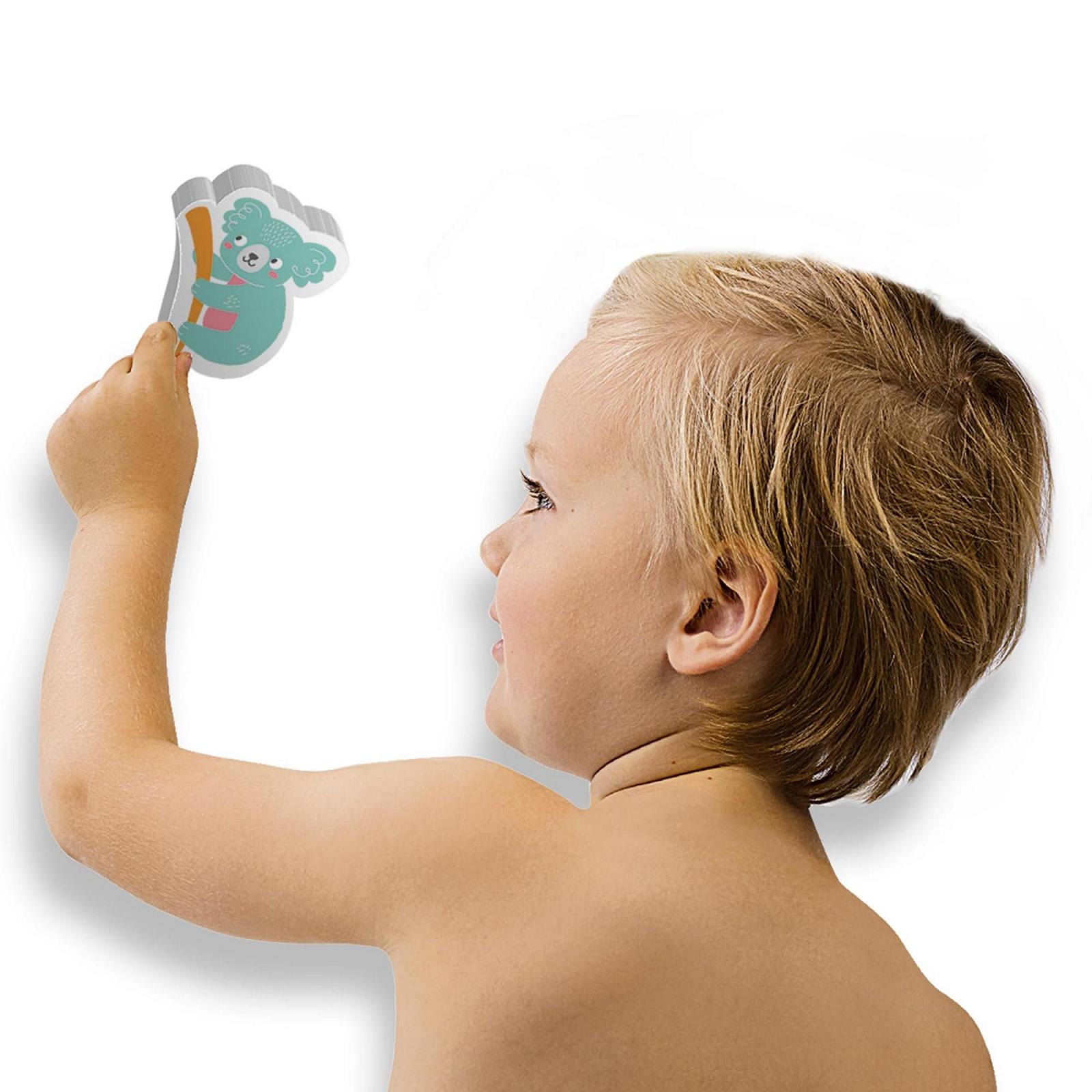 Набор игрушек для ванны SES Creative Серии Safari: лев, слон (14 игрушек), фото №4