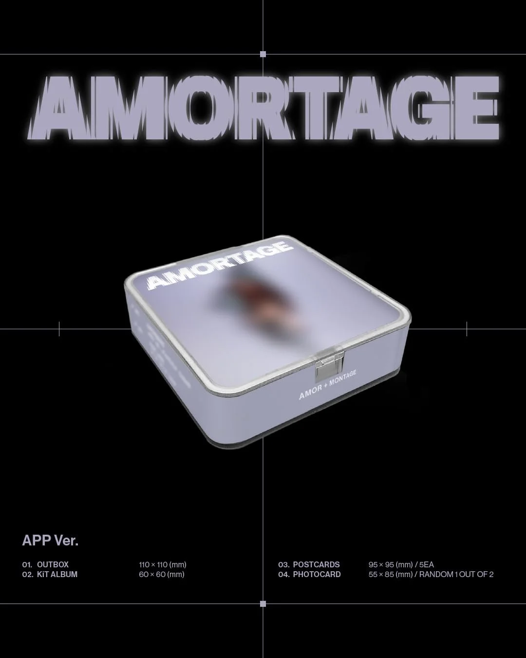 Мини-альбом JI-SOO Earthquake [AMORTAGE] (App Ver) Набор фотокарточек, фото №2