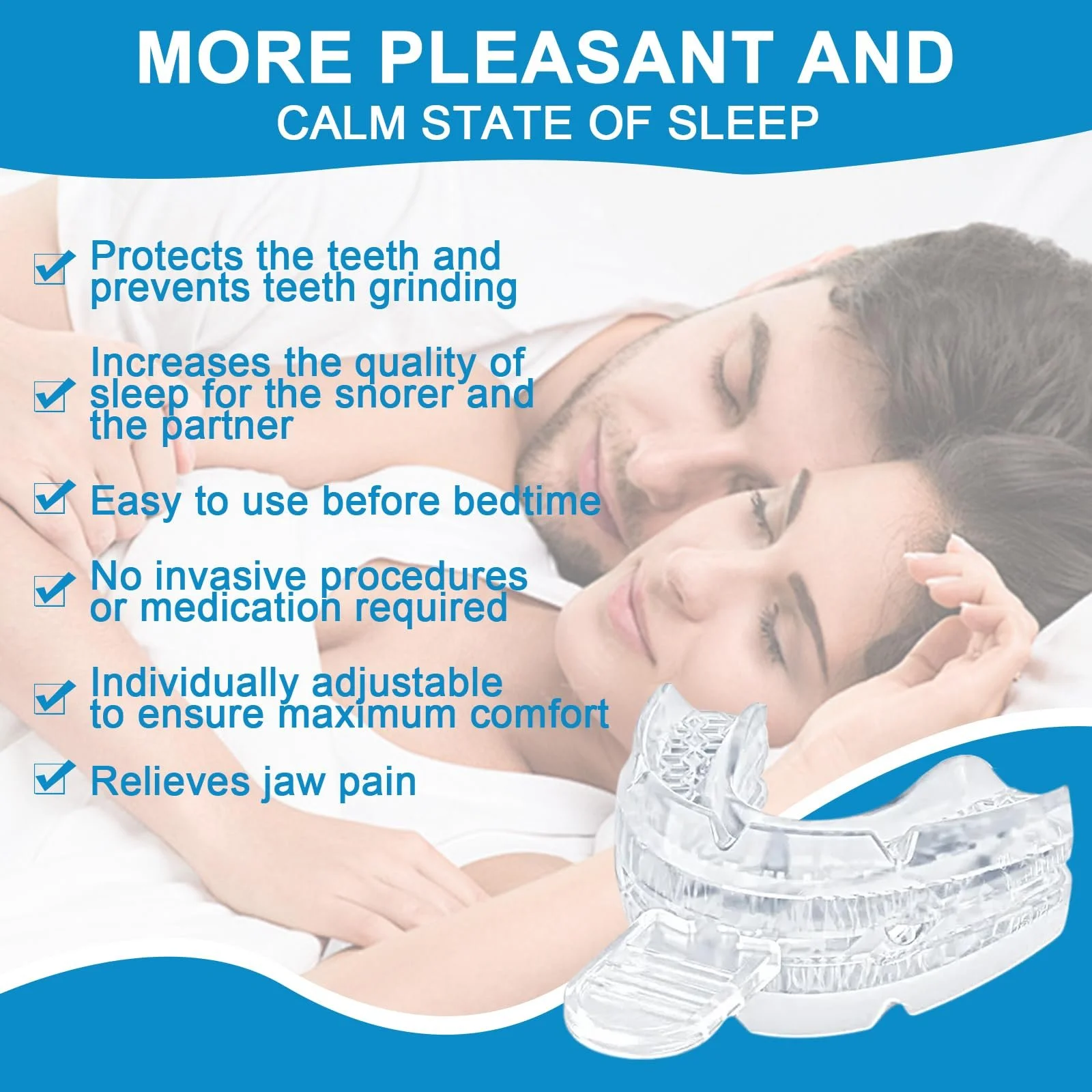 Засіб від хропіння, Прозора шина Регульована, фото №4 Засіб від хропіння, Прозора шина Регульована, фото №4