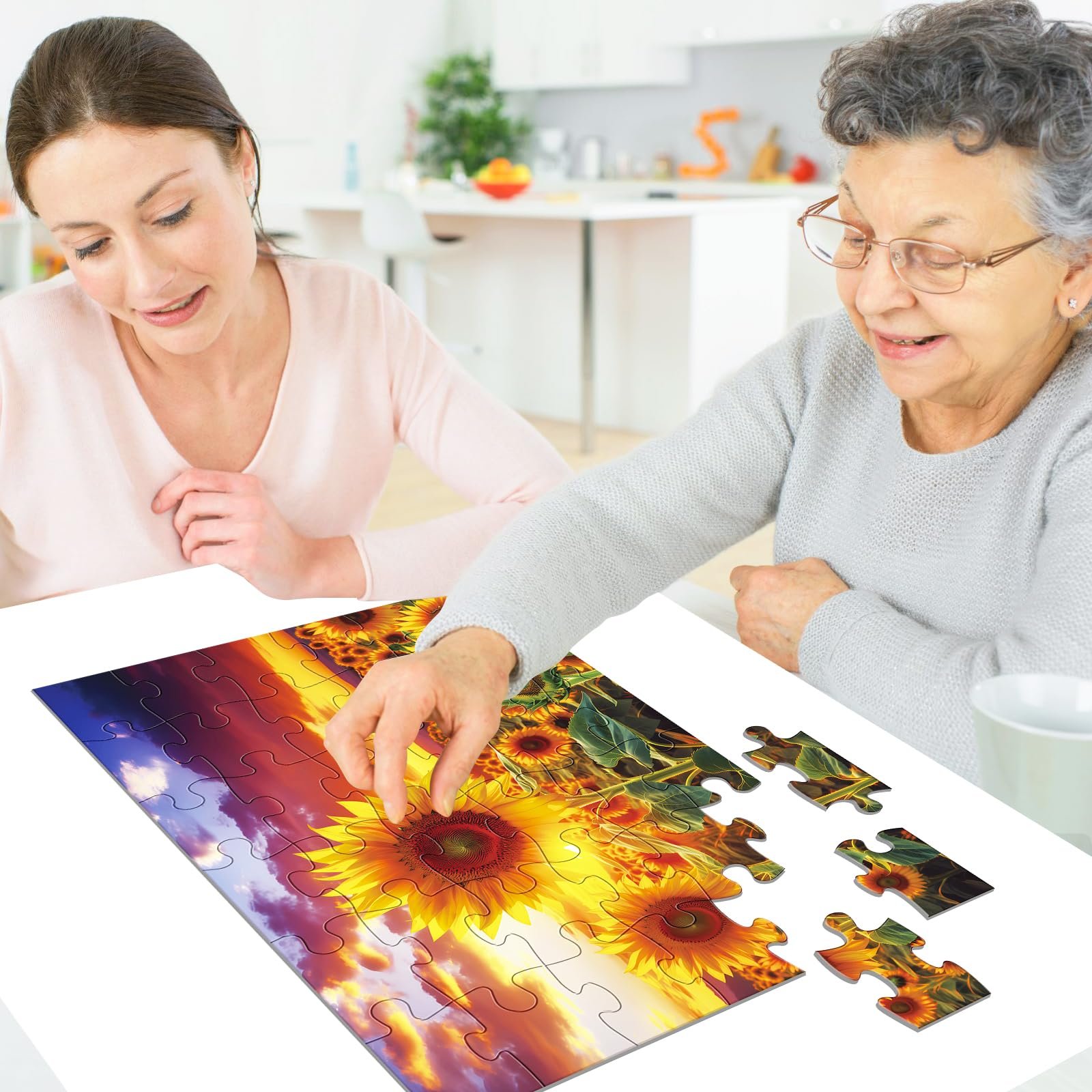 Набор пазлов для пожилых людей 36 элементов 4 шт Когнитивная игра, фото №7 Набор пазлов для пожилых людей 36 элементов 4 шт Когнитивная игра, фото №7