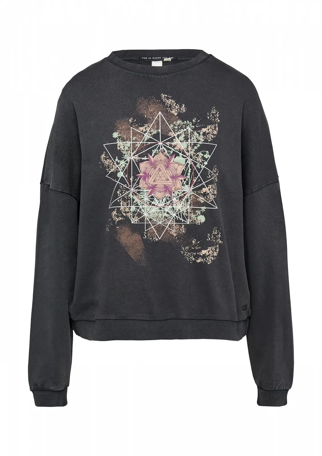 Свитшот QS Washed Dropped Shoulder, фото №1