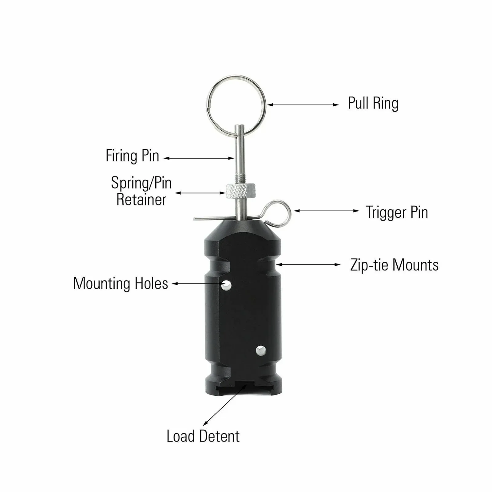 Сигналізація для кемпінгу Bewinner 12 Gauge багаторазова з кутом охоплення 360 градусів, фото №4