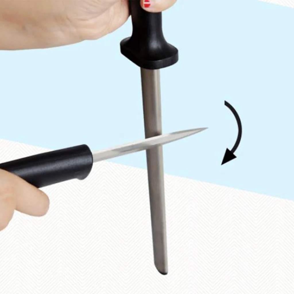 Мусат из нержавеющей стали овальный 30 см, фото №4