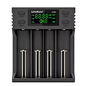 Универсальное зарядное устройство Liitokala Lii-S4 4 канала Ni-Mh/Li-ion/LiFePo4 USB LCD synthetic.ua - Фото 1