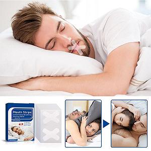 Смужки для рота проти хропіння 2 коробки по 120 смужок для сну Дихаючі synthetic.ua - Фото 1