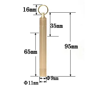 Коробка для таблеток латунна 3 шт., Водонепроникний тримач, для вулиці, подорожей, кемпінгу synthetic.ua - Фото 1