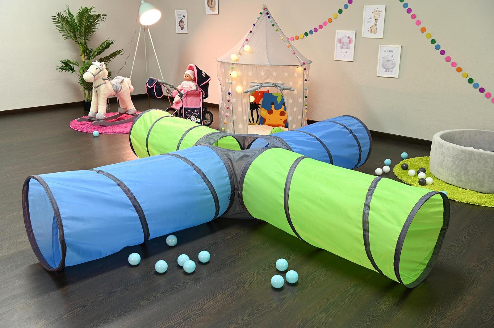 Туннель для игр KNORRTOYS.COM Circle Зеленый Синий, фото №16