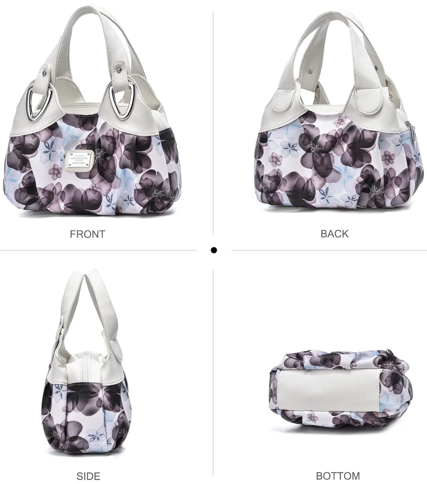 Жіноча сумка Nicole & Doris з квітковим візерунком, фото №5