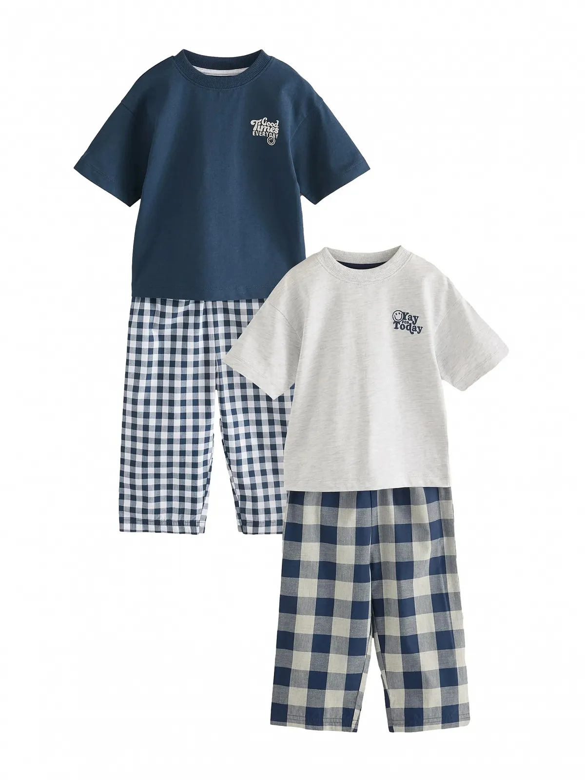 Комплект піжам NEXT 2 шт. з короткими рукавами та довгими штанами, фото №1