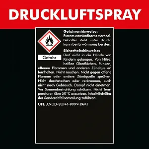 Пневматичний очищувач BRESTOL Стиснене повітря 500 мл з трубкою-подовжувачем synthetic.ua - Фото 1