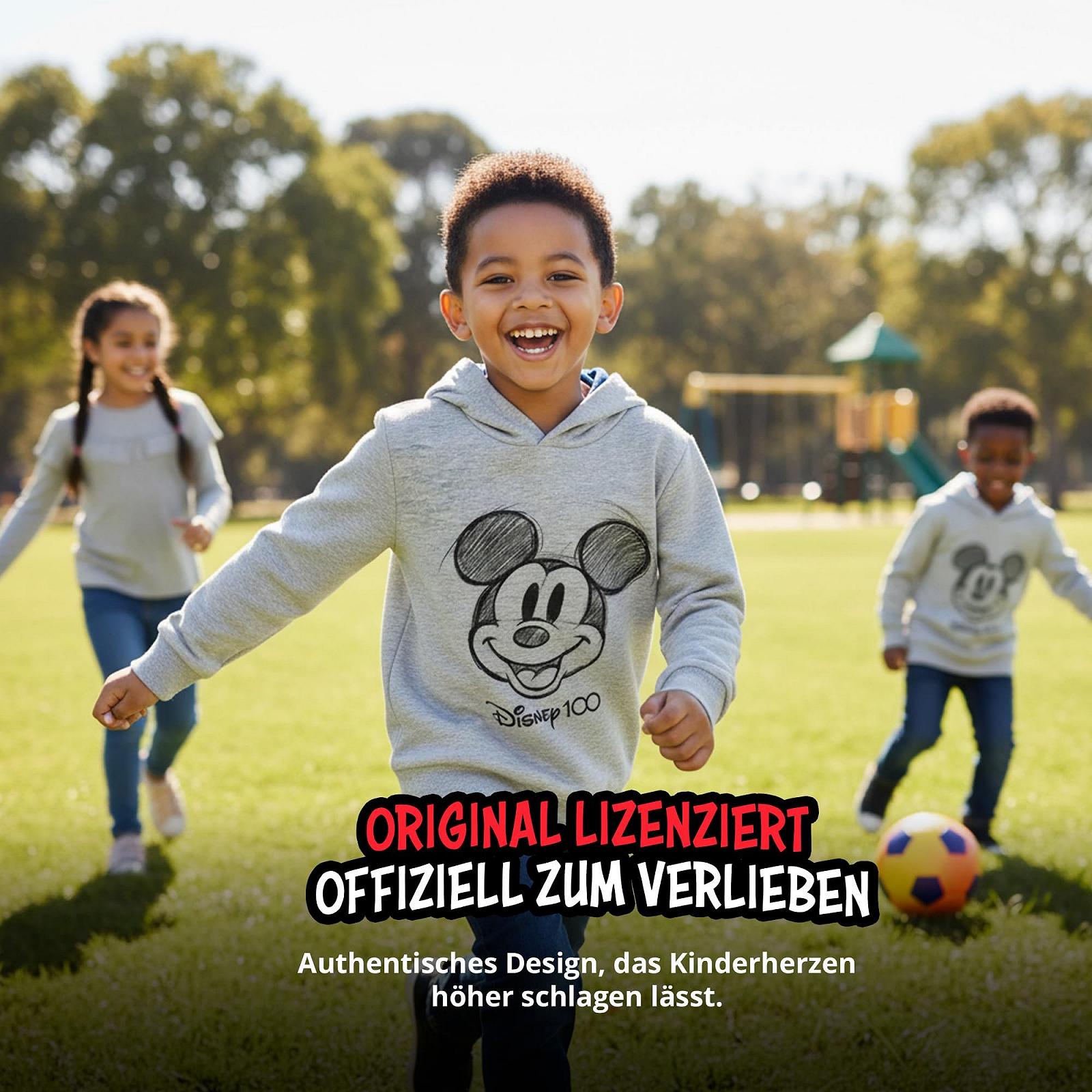 Худі Disney Mickey Mouse для хлопчиків - Дитячий худі-пуловер з капюшоном, сірий, фото №6