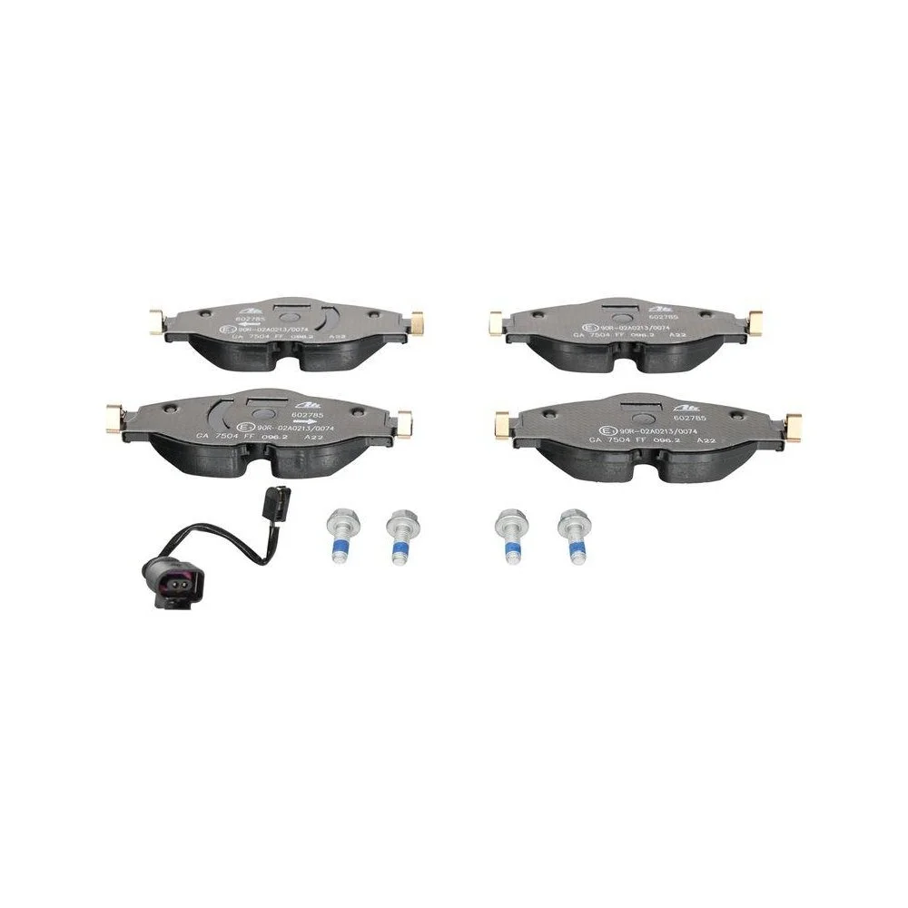 Комплект гальм ATE гальмівні диски + гальмівні колодки передній VW TOURAN CADDY III GOLF VII, фото №2