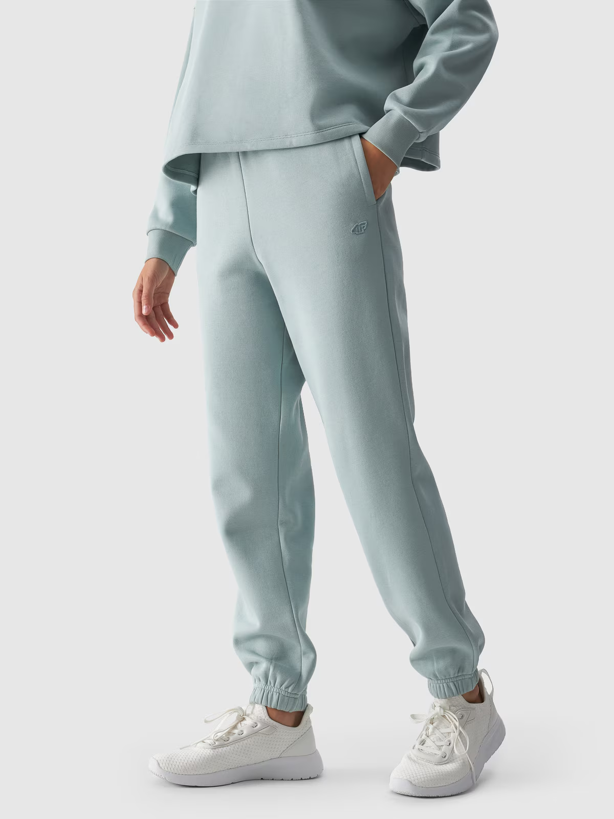 Штани Trousers Cas F0819 4FWAW24TTROF0819-47S 4F Блакитний L, фото №1