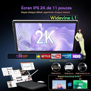 Планшет Blackview Tab 9 WIFI 11" (6+12)/256ГБ 8 ядер Android 14 8200 мАг Чорно - Сірий synthetic.ua - Фото 1