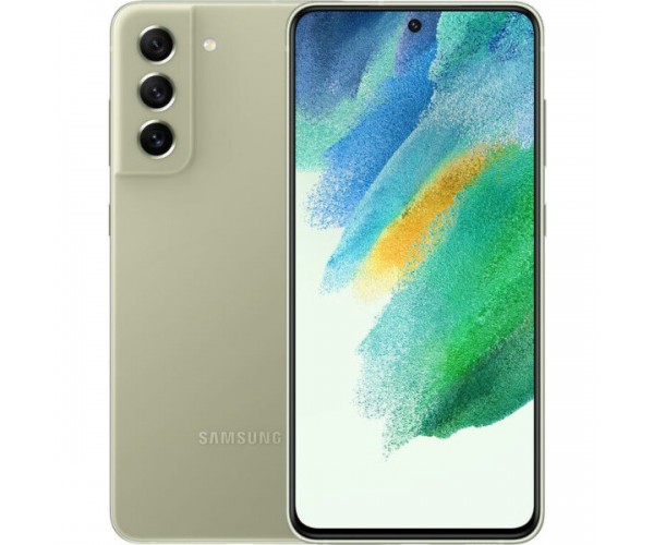 Смартфон Samsung Galaxy S21 FE 5G 6/128GB Olive (SM-G990BLGD, SM-G990BLGF), фото №1