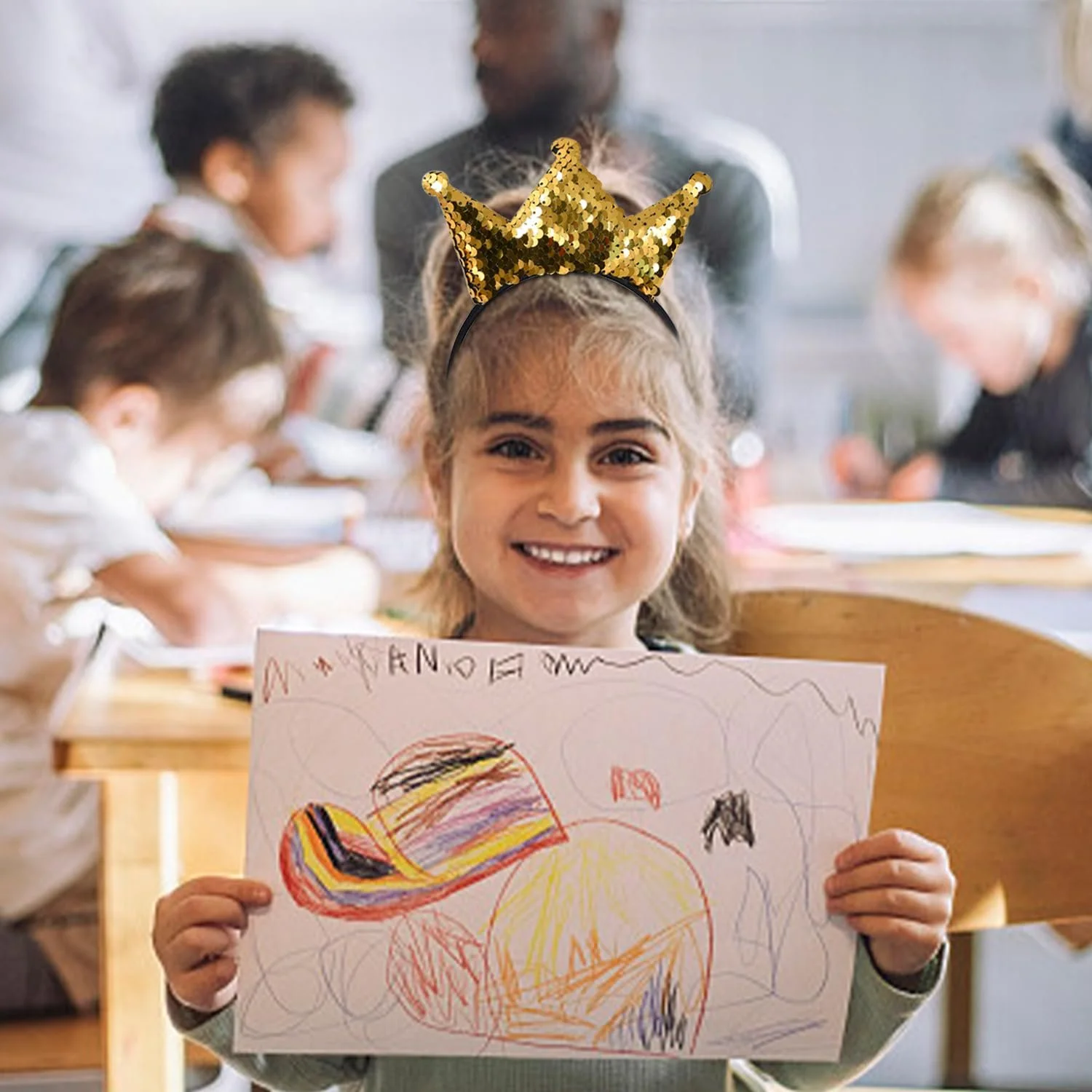 Обруч Золотая Корона для волос, 2 шт., фото №6 Обруч Золотая Корона для волос, 2 шт., фото №6