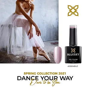 Гель-лак Bluesky Коллекция Spring 2021 Assemble Ss2109 10мл Розовый Фиолетовый Шиммер Металлик synthetic.ua - Фото 1