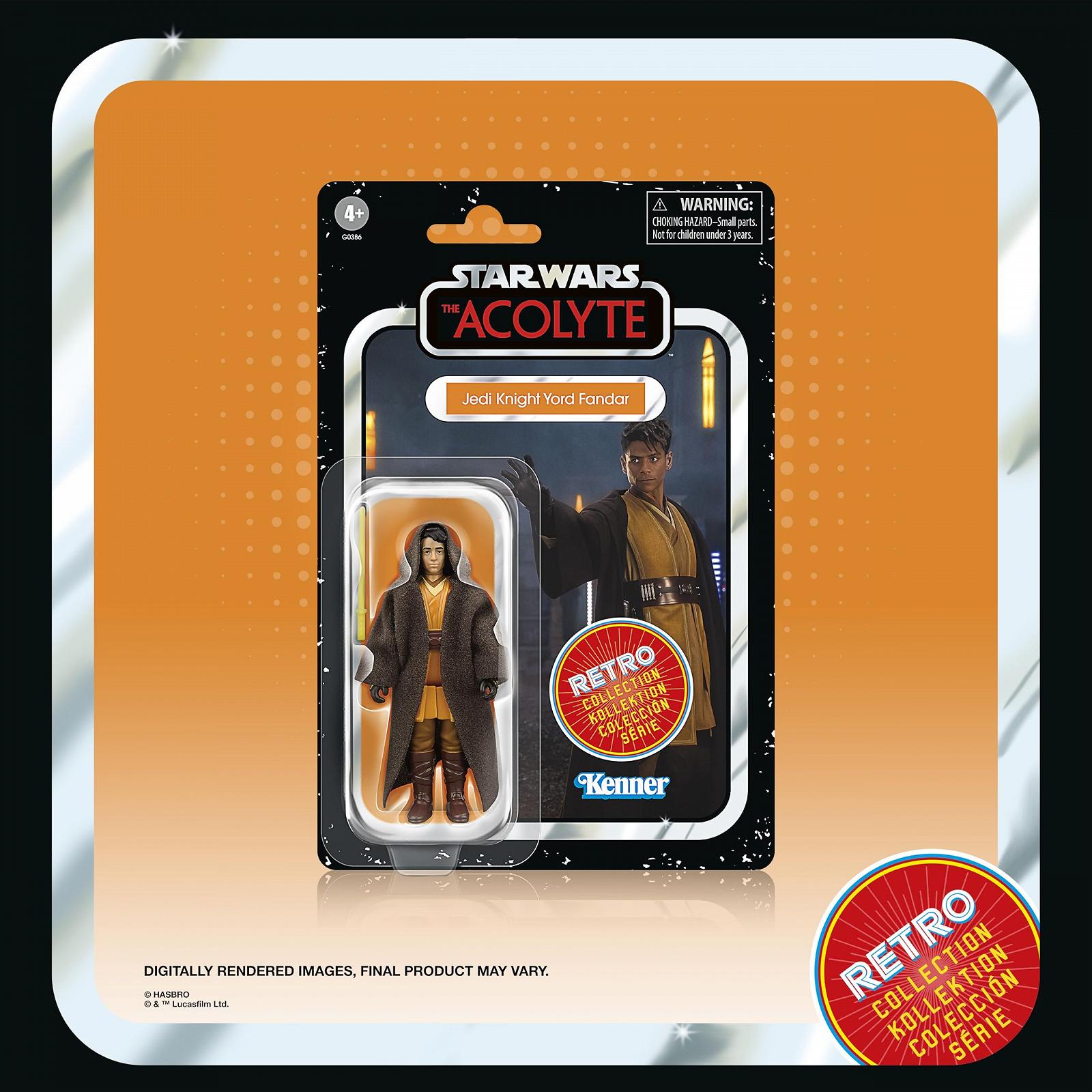 Фігурки Star Wars Retro Collection The Acolyte Multipack, 6 шт, масштаб 9,5 см, фото №8