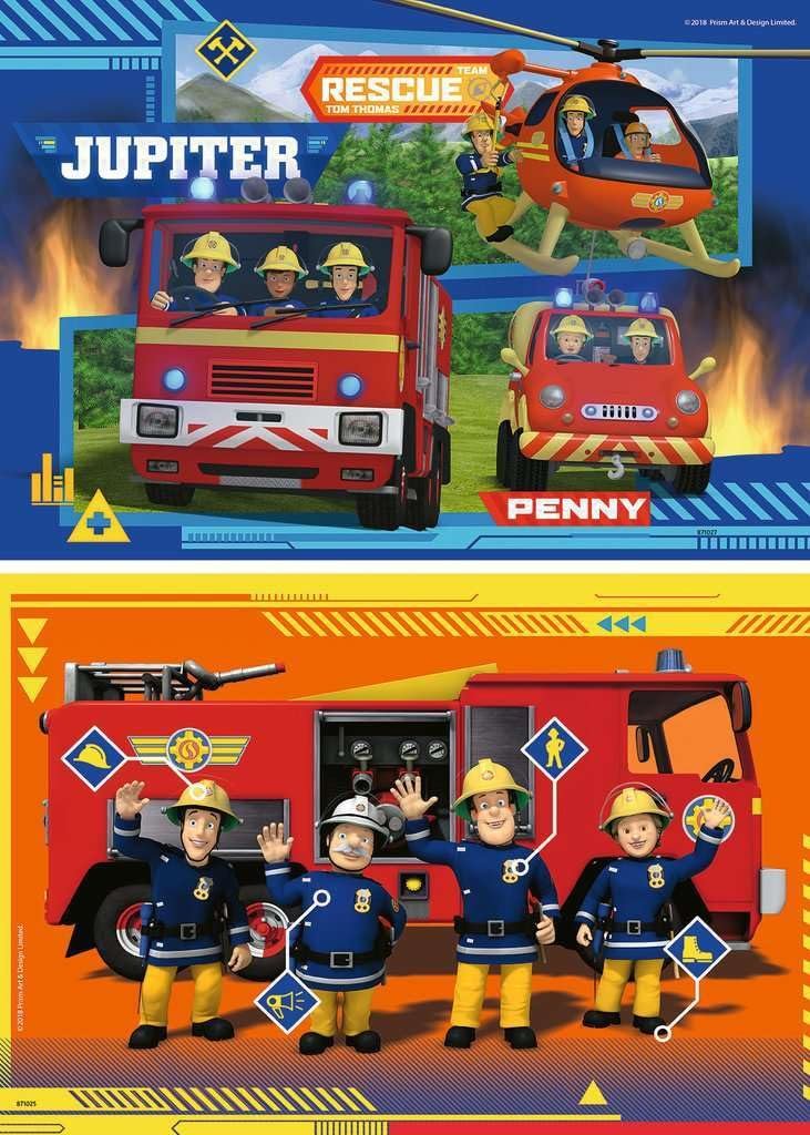 Детский пазл Ravensburger 07826 Wasser Marsch Sam 2 x 24 элемента, фото №2