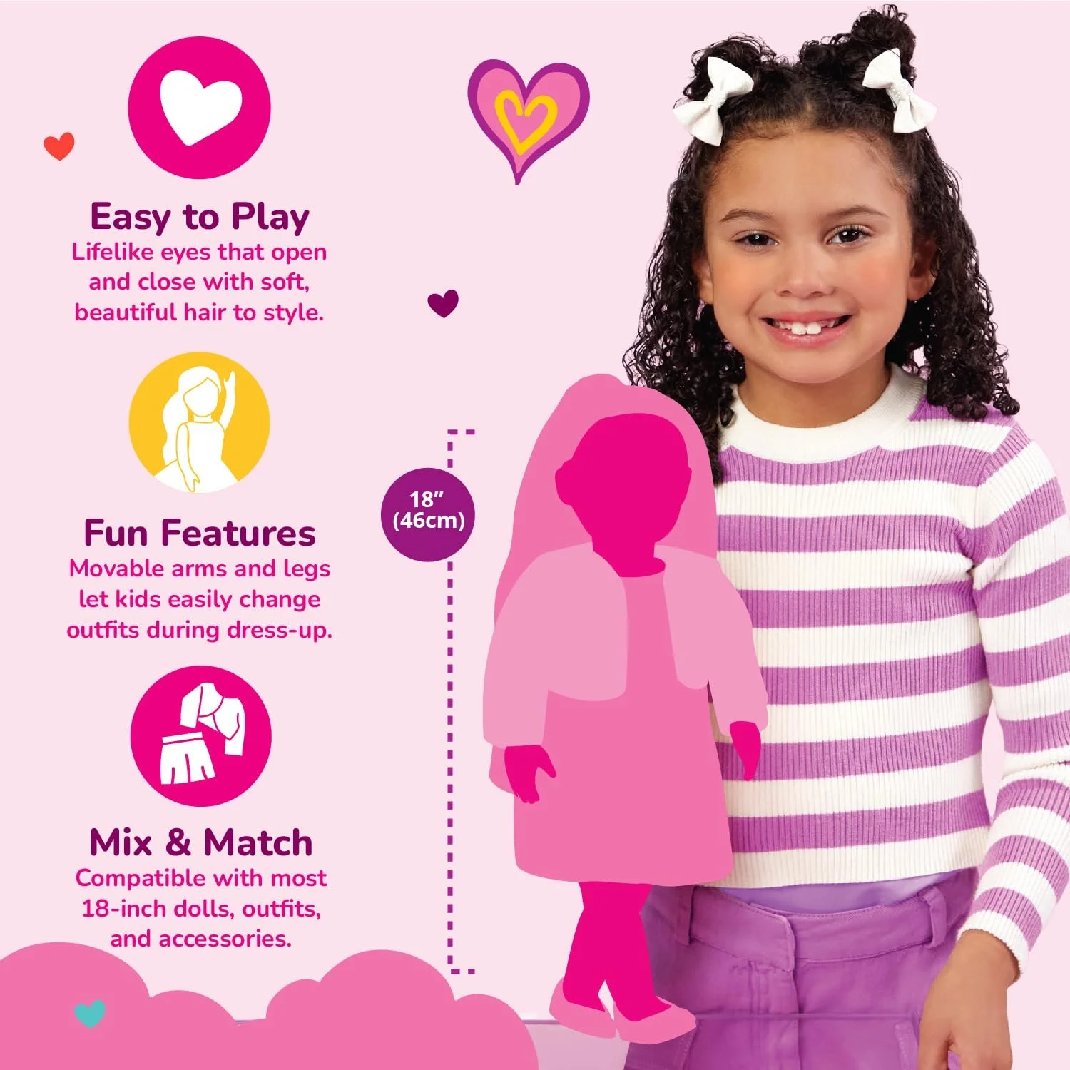 Кукла Our Generation Марлоу с собакой-поводырем и золотистым лабрадором, фото №3 Кукла Our Generation Марлоу с собакой-поводырем и золотистым лабрадором, фото №3