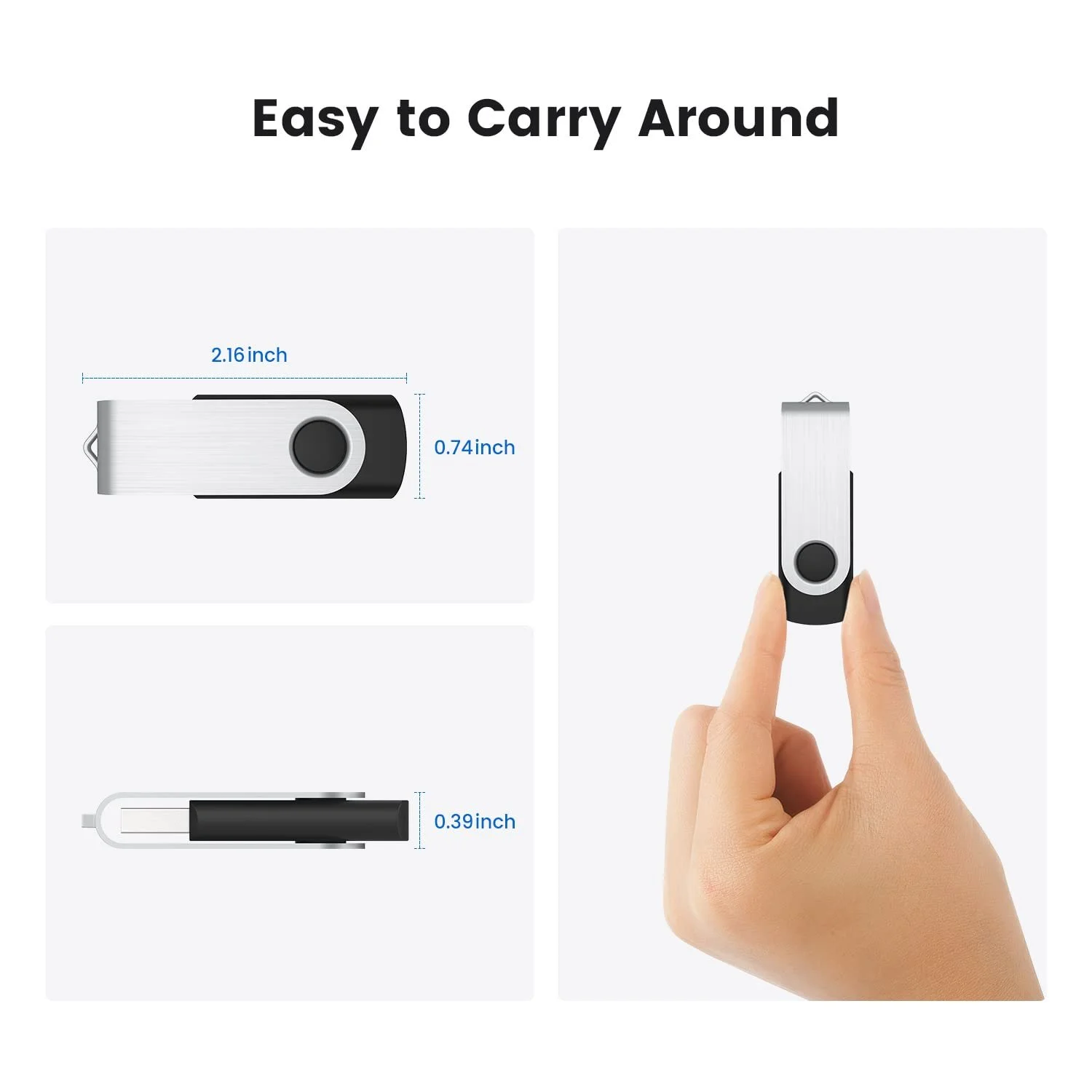USB-флеш-накопичувач Kootion USB 3.0 3 штуки, фото №6