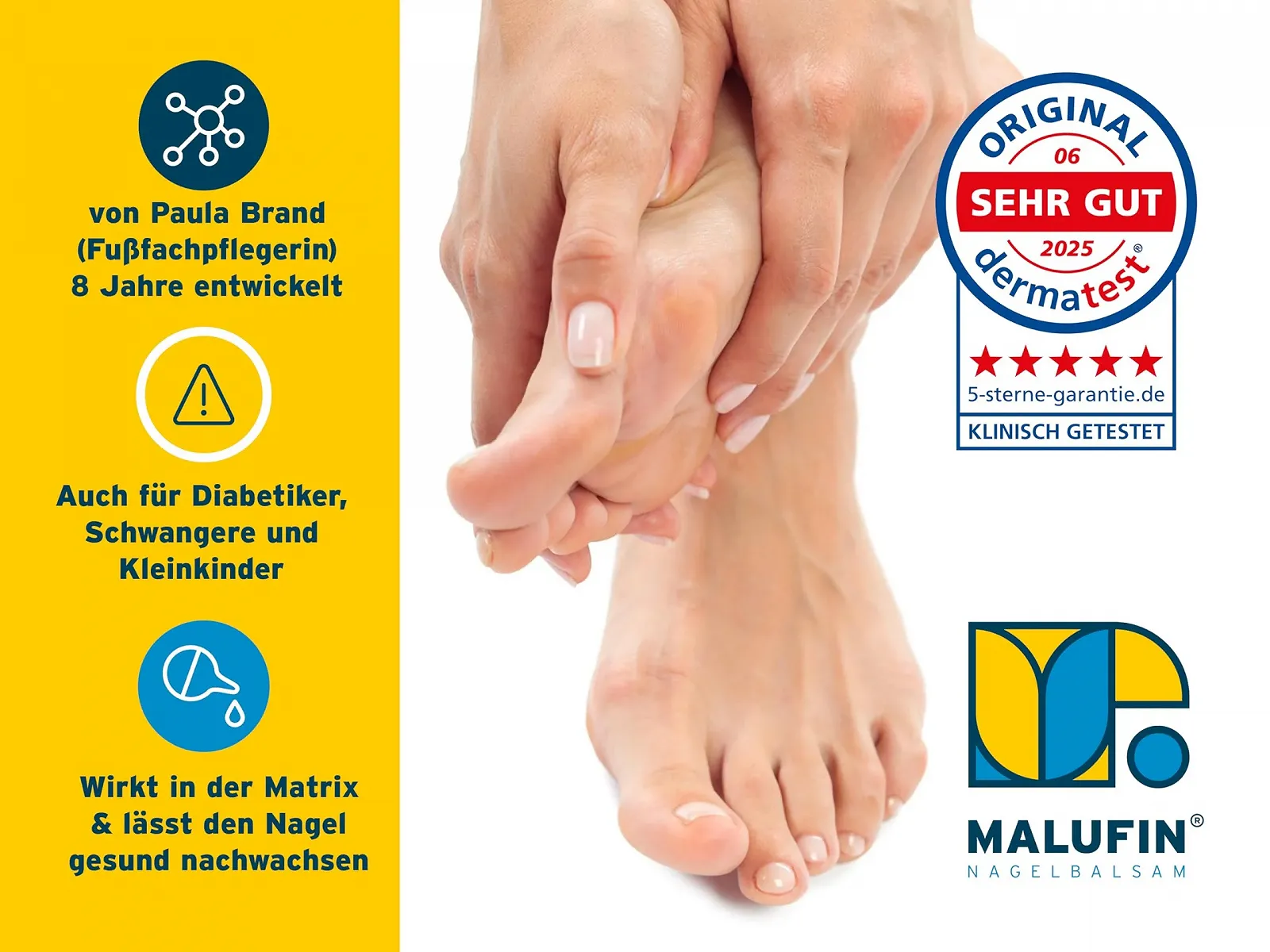 Спрей від грибка нігтів PAULA BRAND Malufin Ефективний засіб 100% натуральний, фото №4