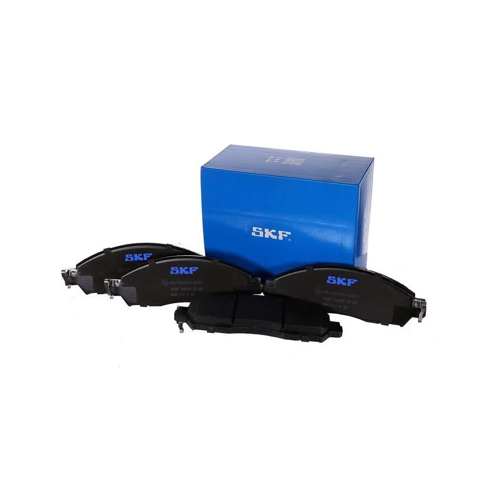 Комплект гальмівних колодок дискових SKF VKBP 80339 для NISSAN RENAULT передня вісь, фото №1