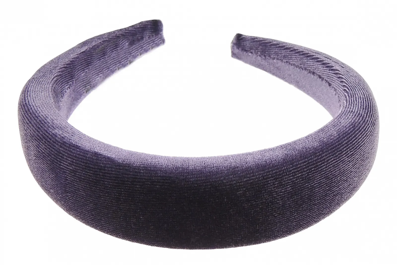 Обруч для волосся Оксамитовий Aubergine 3 см, фото №1