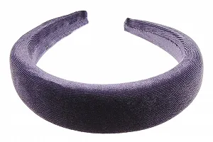 Обруч для волос Бархатный Aubergine 3 см - Фото 1