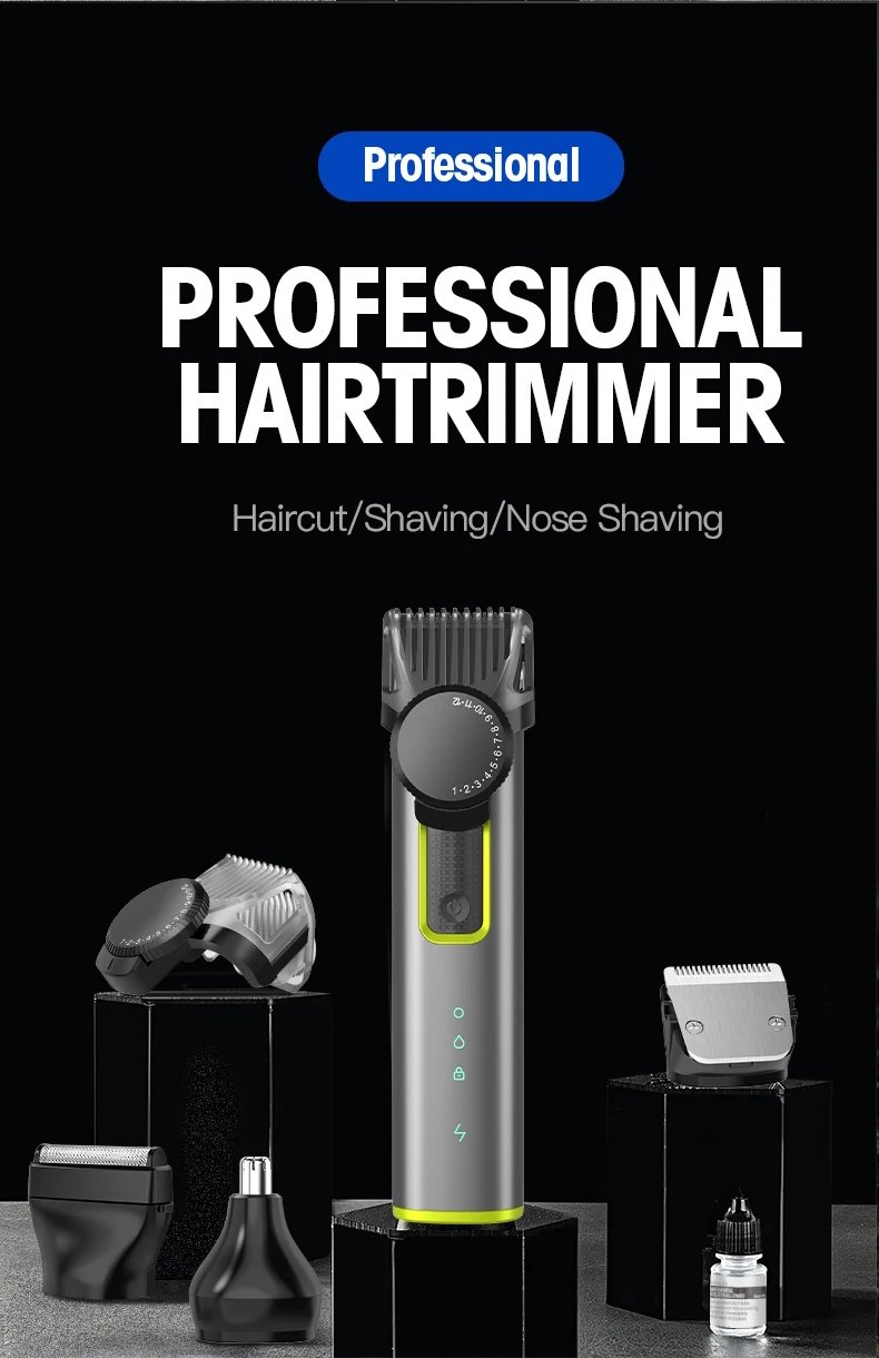 Триммер Youpin 4in1 Men's Beard Trimmer Set для стрижки волос и бороды, фото №7