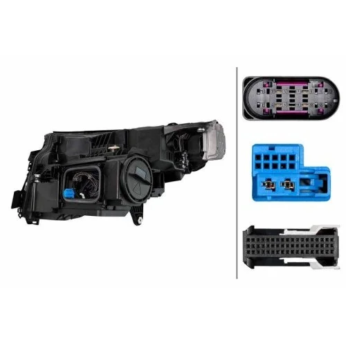 Фара головного света HELLA 1EX 354 898-021 для MERCEDES-BENZ, правая, фото №2