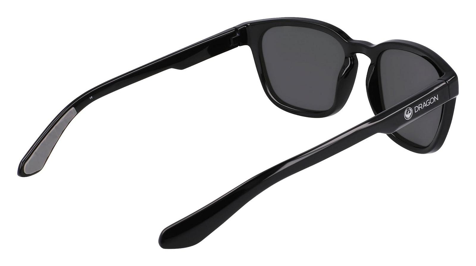 Унісекс Сонцезахисні окуляри Dragon Dune, Shiny Black з димчастими лінзами, One Size, глянцевий чорний з димчастим склом, фото №6