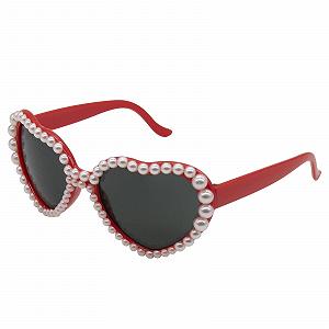 Сонцезахисні окуляри Серце Вінтаж YAMEIZE Перли - Фото 1