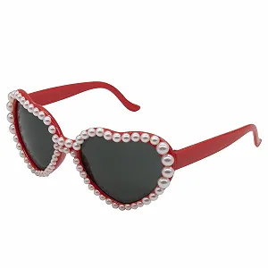 Сонцезахисні окуляри Серце Вінтаж YAMEIZE Перли - Фото 1