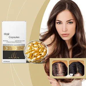 Капсулы для роста волос с имбирем, капсулы для восстановления волос, капсулы для ухода за волосами, регенерируют и утолщают волосы с помощью питания кожи головы и волосяных фолликулов (1 коробка) synthetic.ua - Фото 1
