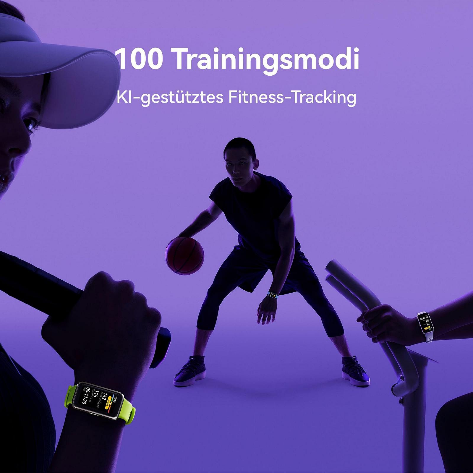 Смарт-годинник HUAWEI Band 10 AI-асистентом відстеження фітнесу, професійний аналіз сну, до 14 днів автономної роботи, тонкий корпус з алюмінієвого сплаву, iOS & Android, синій, фото №4