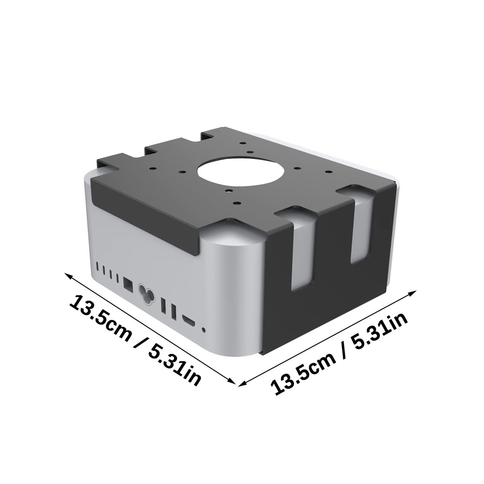 Вертикальный держатель под стол для ноутбука, компактный, расширенная конструкция охлаждения, прочная стальная конструкция, простое крепление под стол, фото №6 Вертикальный держатель под стол для ноутбука, компактный, расширенная конструкция охлаждения, прочная стальная конструкция, простое крепление под стол, фото №6